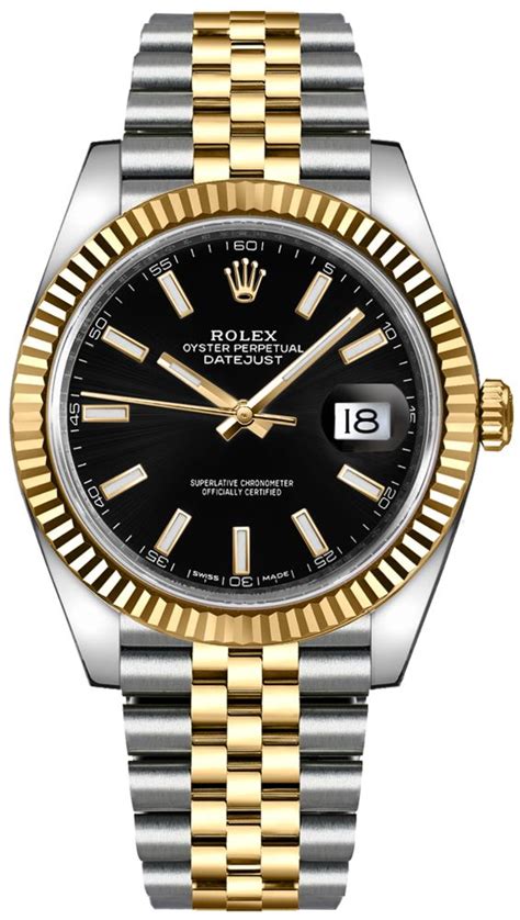 rolex datejust acciaio quadrante nero